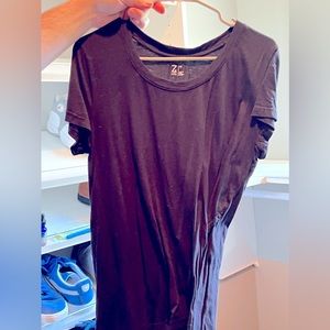 Maternity t shirt black med